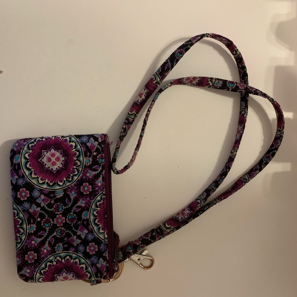 Vera Bradley lanyard and Id holder